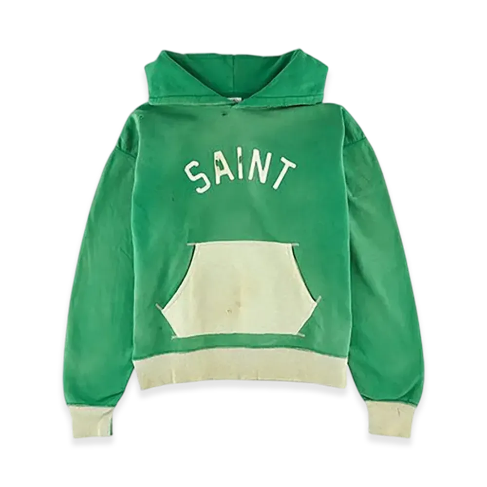 Saint Mxxxxxx Hoodie Felt "Green/Grey"
