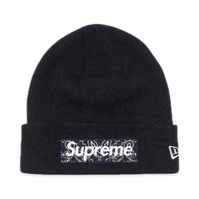 Supreme New Era Box Logo Beanie "Navy"