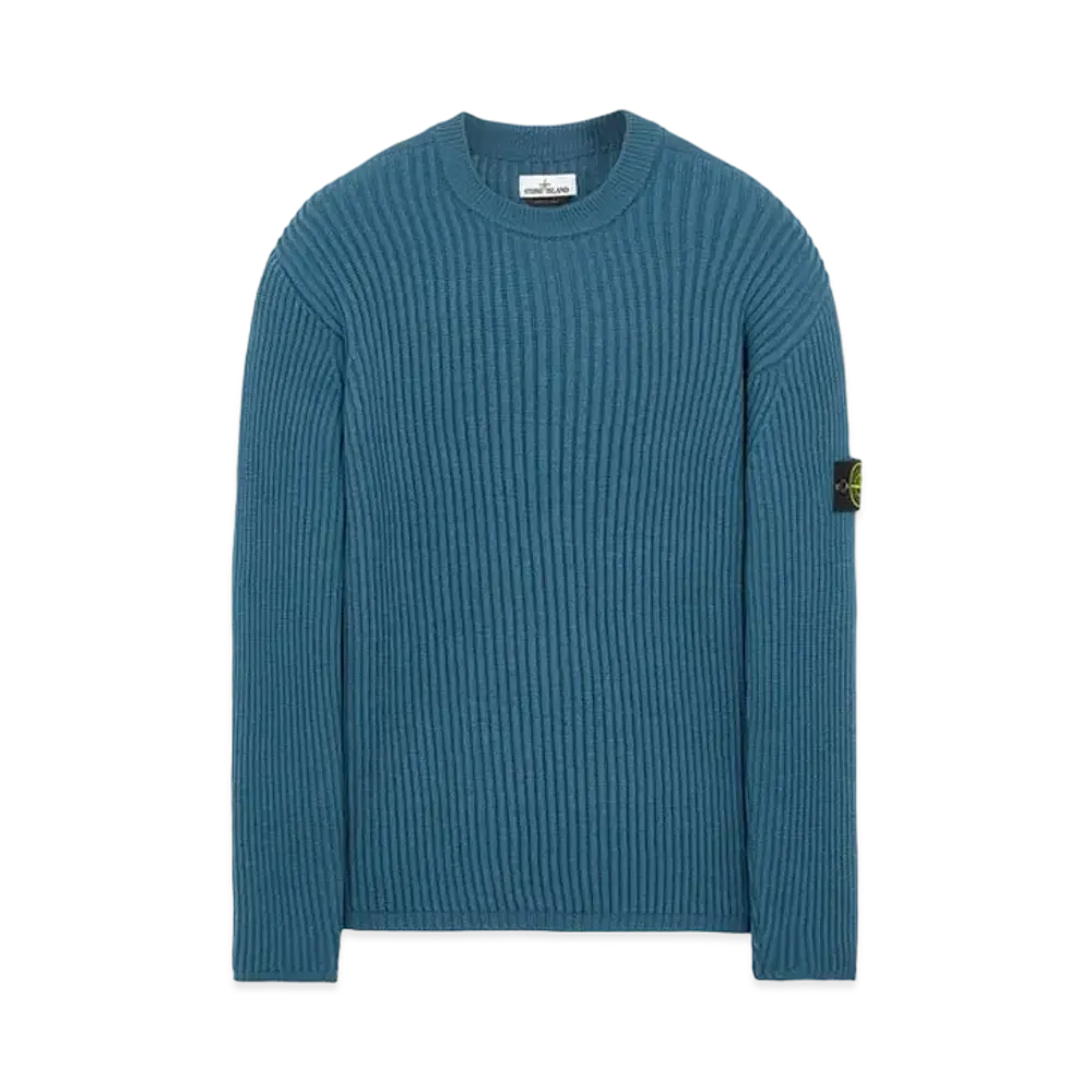 Stone Island 517C2 FULL RIB PURE WOOL "Teal"