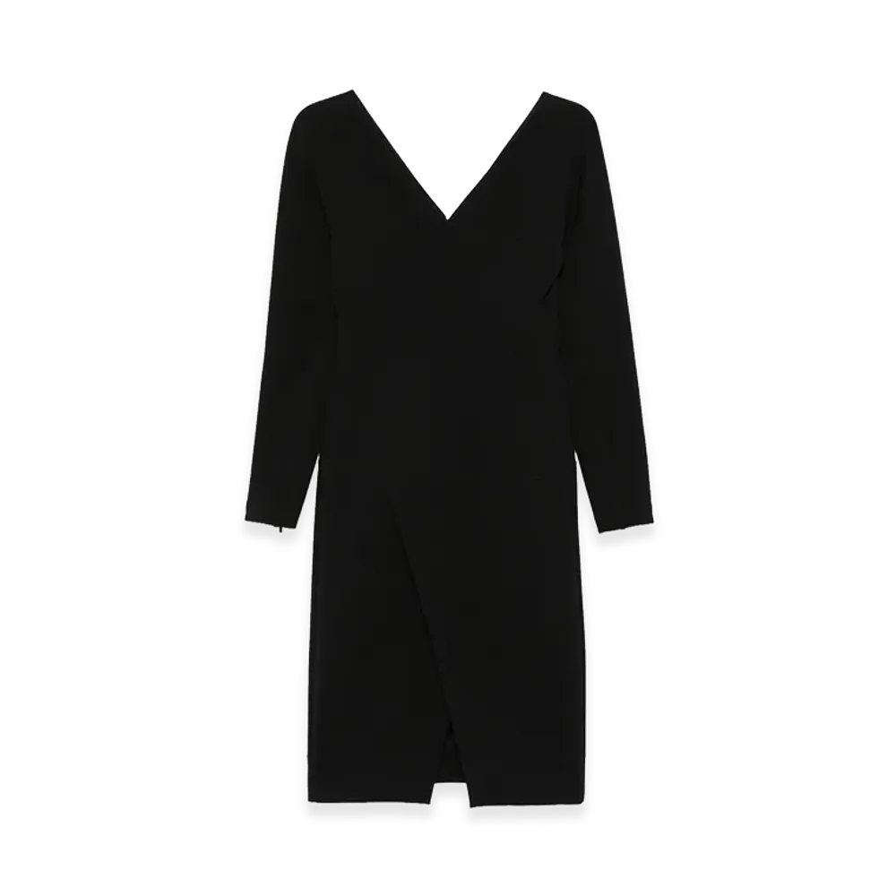 FENDI Women's Techno Jersey Dress "Black"
