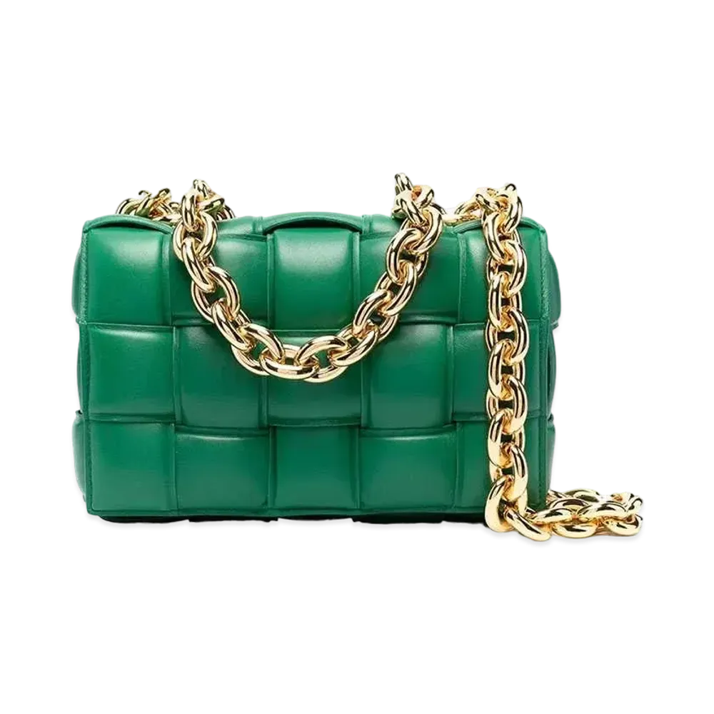 Bottega Veneta Chain Cassette "Racing Green"