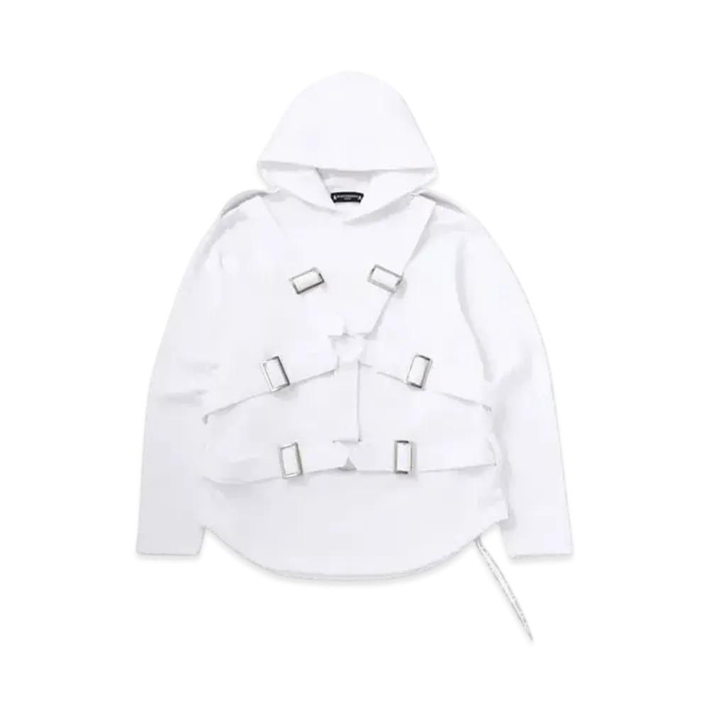 mastermind WORLD Parachute Hoodie "White"