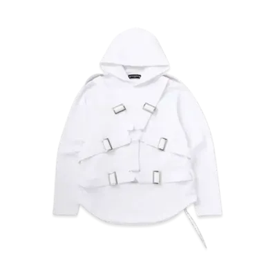 mastermind WORLD Parachute Hoodie "White"