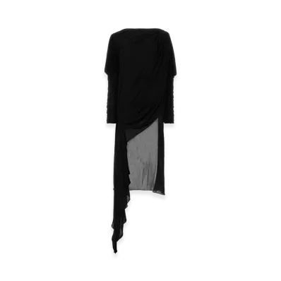 GUCCI Women's Crepe Dress "Black"