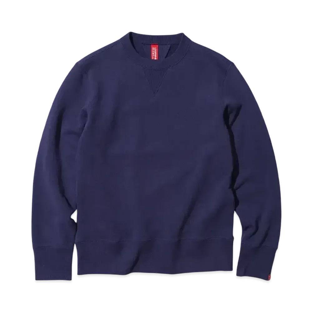 BEAMS JAPAN x LOOPWHEELER Hanging Fleece Sweatshirt "WestCoastBlue"