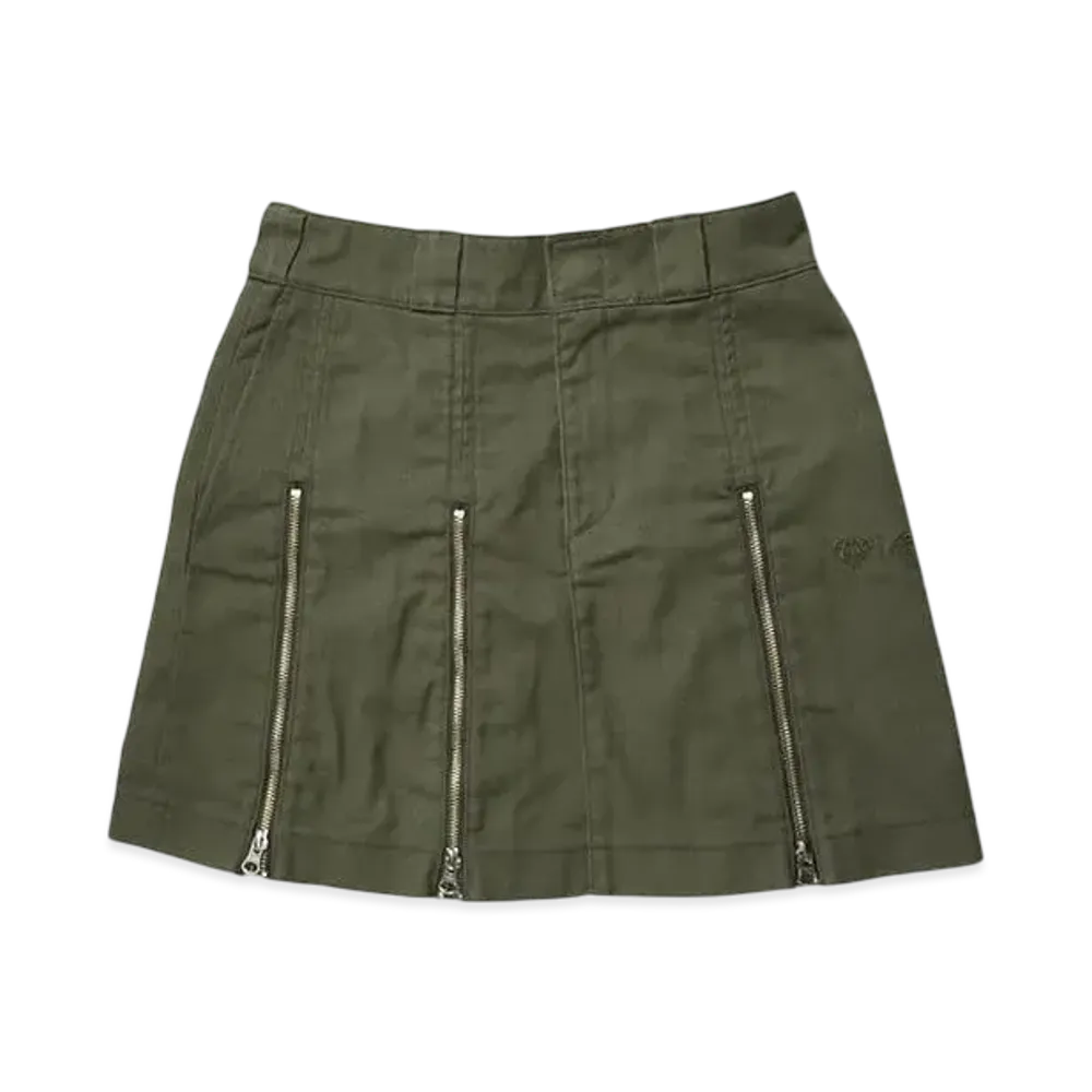 HTH Dickies x HTH Zip mini skirt "KHAKI"