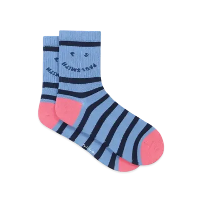 Paul Smith Happy Striped Socks "Blue"