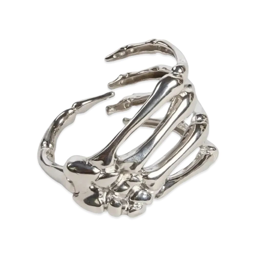 RAF SIMONS Solid Colour Skeleton Bracelet "Silver"