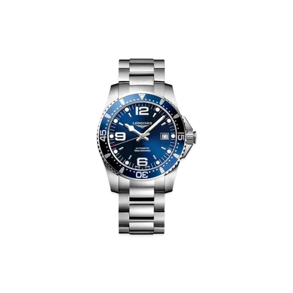 Longines Hydro Conquest 41.00mm "Blue Sun Ray/Stainless Steel" L3.742.4.96.6