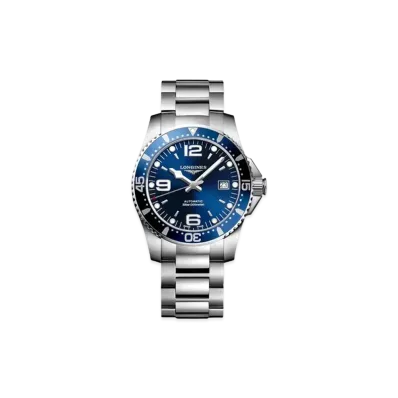 Longines Hydro Conquest 41.00mm "Blue Sun Ray/Stainless Steel" L3.742.4.96.6