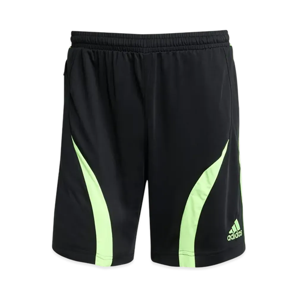 adidas Teamgeist Adicolor Shorts "Black/Signal Green"