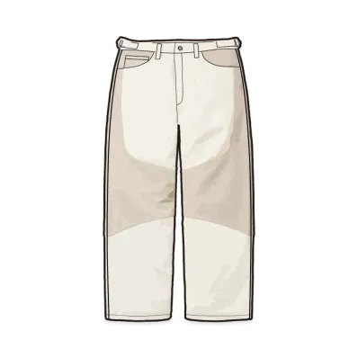 Supreme x Vanson Leathers Cordura Cotton Pant "White"