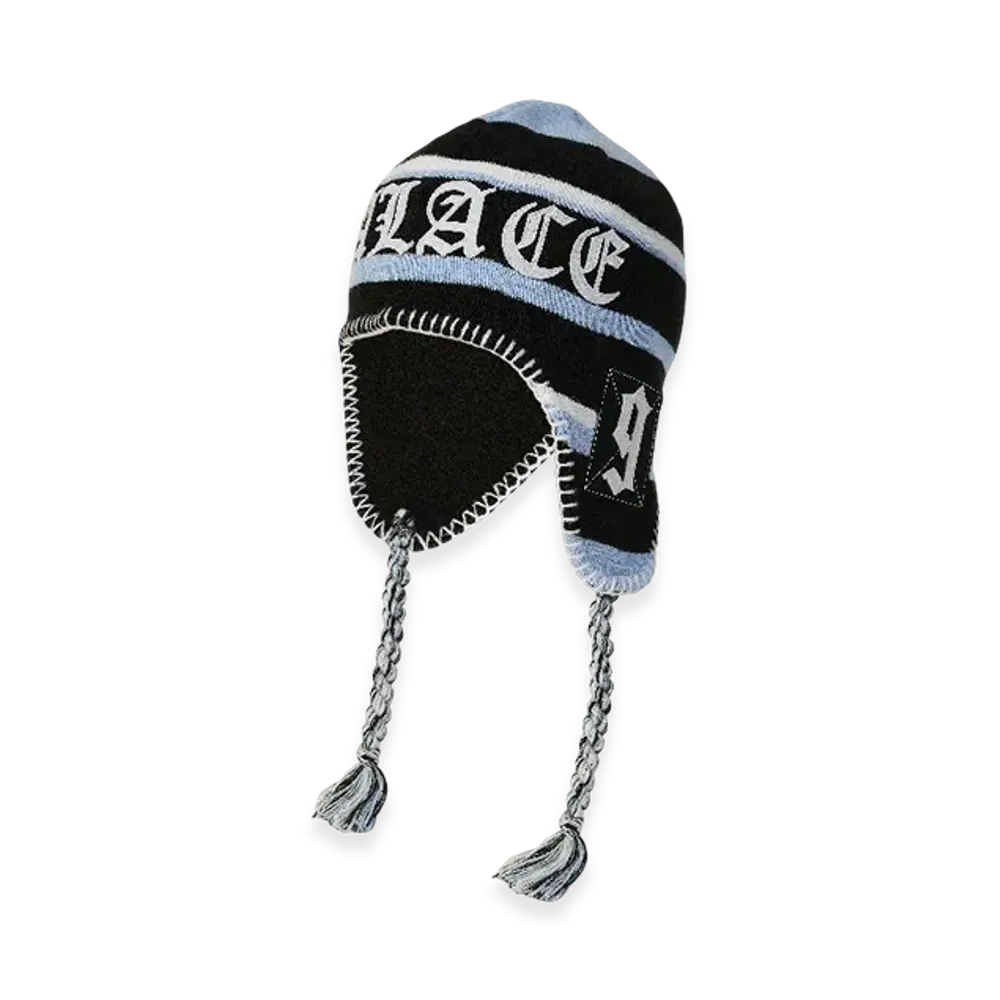 PALACE Union Peruvian Beanie "Black"