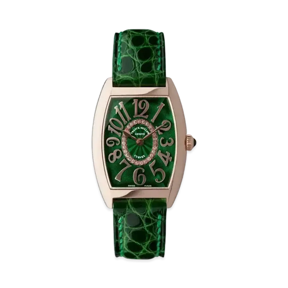 FRANCK MULLER Cintree Curvex Relief 18K Pink Gold "Green"