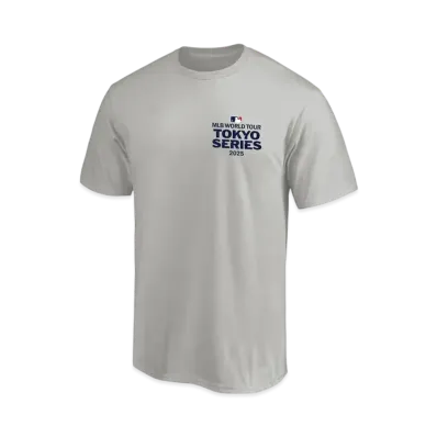 MLB Fanatics MLB Tokyo Series Opening Game Japanese Letter T-Shirt "Oatmeal"