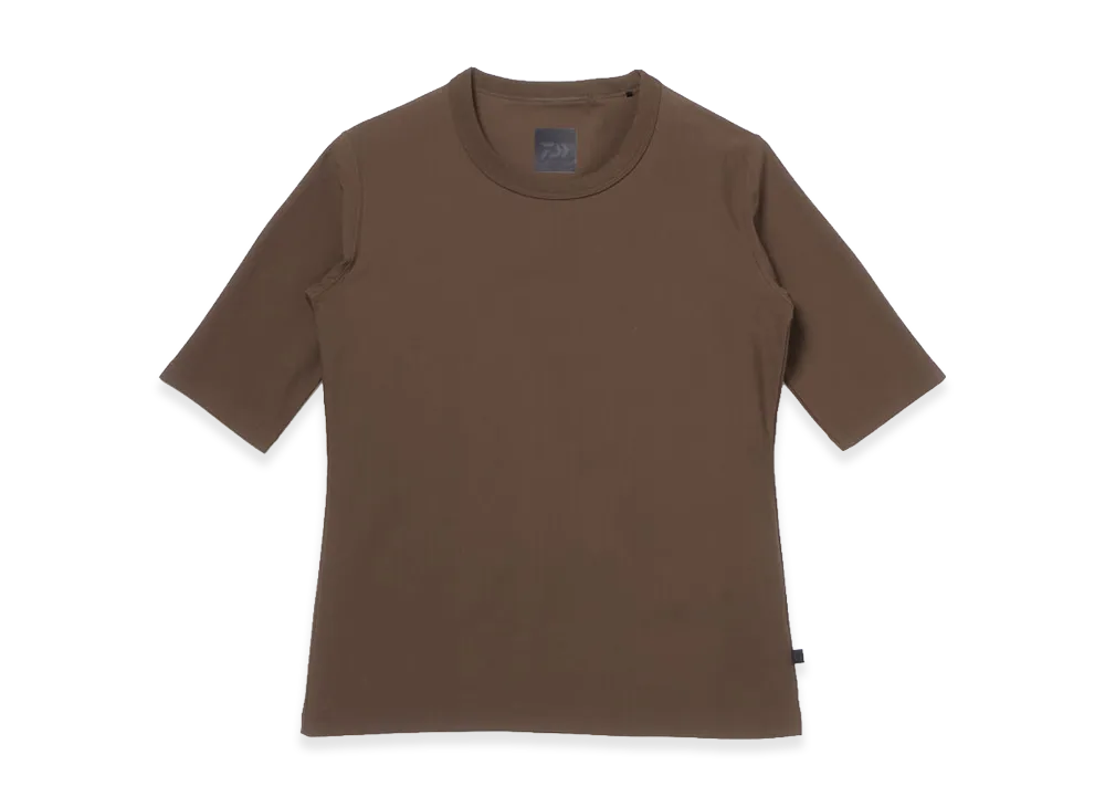DAIWA PIER39 Women's Tech Lightweight Half/S Tee "Brown Gray"