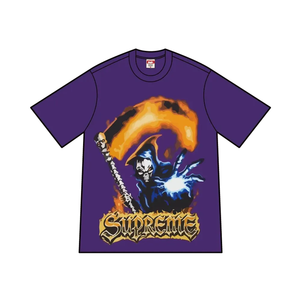 Supreme Grim Reaper Tee "Purple"