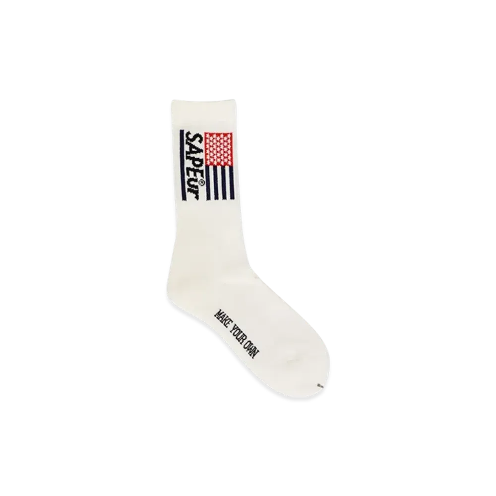 SAPEur USA Sapeur Socks "Off White"