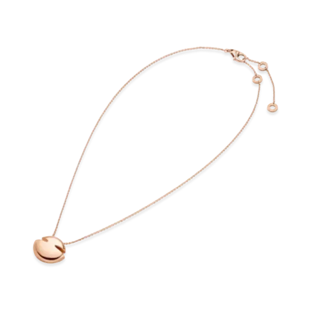 BVLGARI Bulgari Cabochon Necklace "Pink Gold"