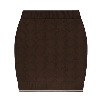 AMIRI Women's Ma Quad Mini Skirt "Brown"
