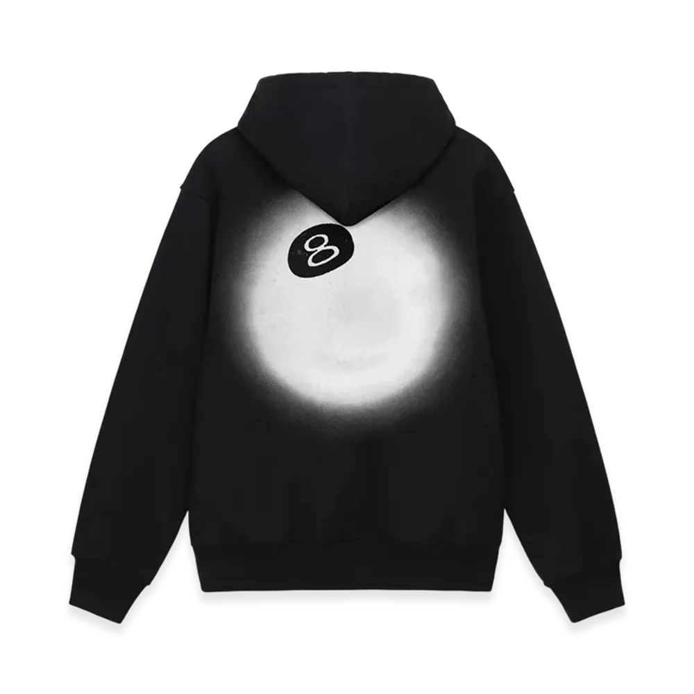 Stussy 8 Ball Fade Hoodie "Black"