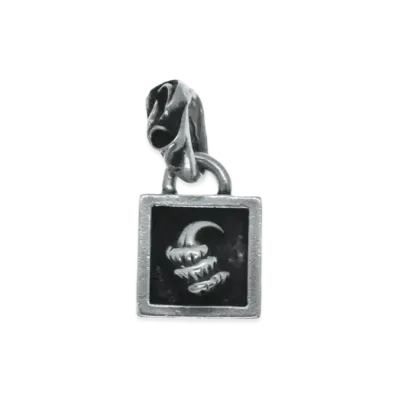 Chrome Hearts Framed Crow Charm "Silver"