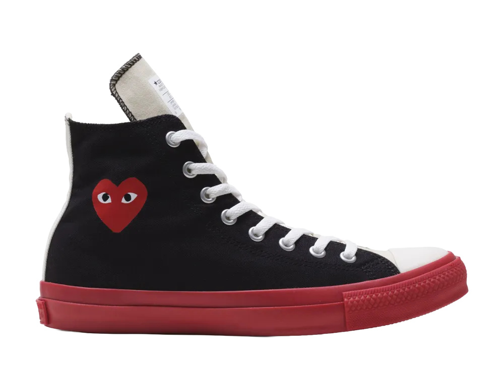 PLAY COMME des GARCONS × Converse Chuck Taylor High "Black"