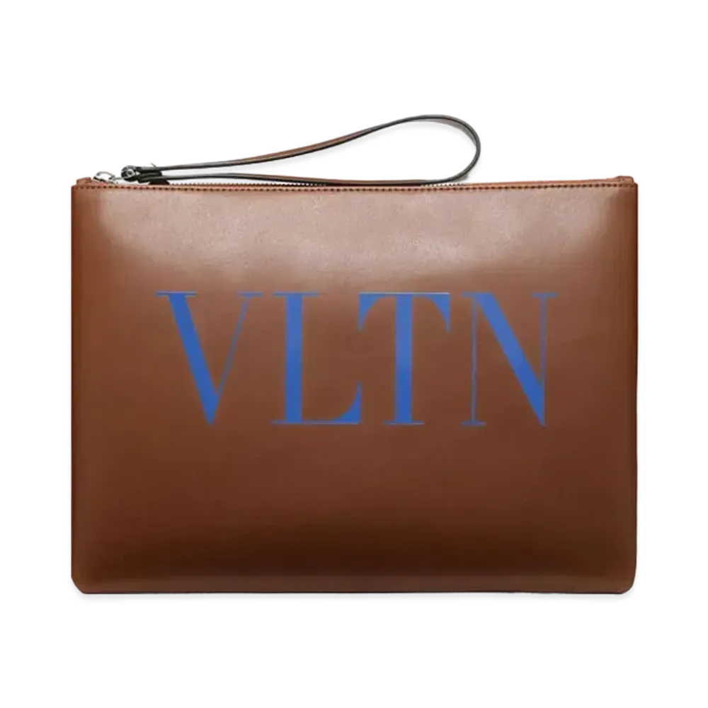 Valentino VLTN Clutch Bag "Brown"