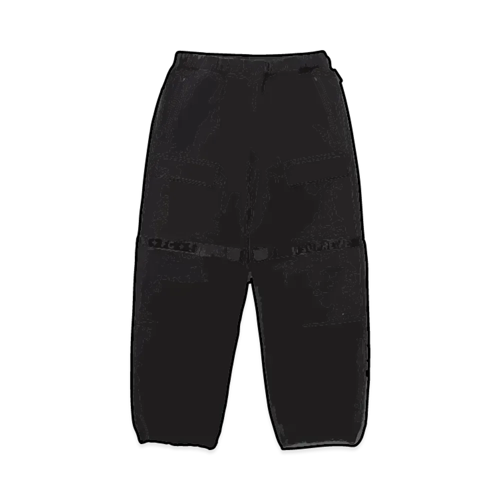 Supreme x Marithe + Francois Girbaud Shuttle Tape Cargo Sweatpant "Black"
