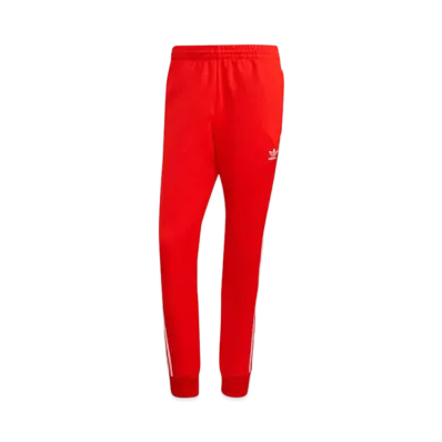 ADIDAS ADICOLOR CLASSIC PRIMEBLUE SST TRACKPANTS (JERSEY) "Red/White"