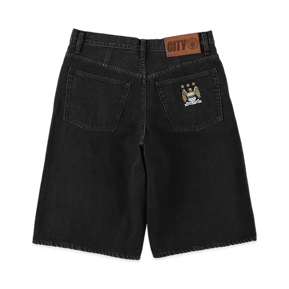 WIND AND SEA Man City Denim Short "Black"