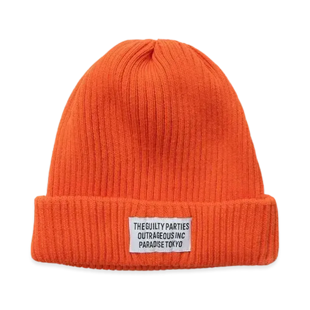 WACKO MARIA KNIT WATCH CAP (TYPE-2) "Orange"
