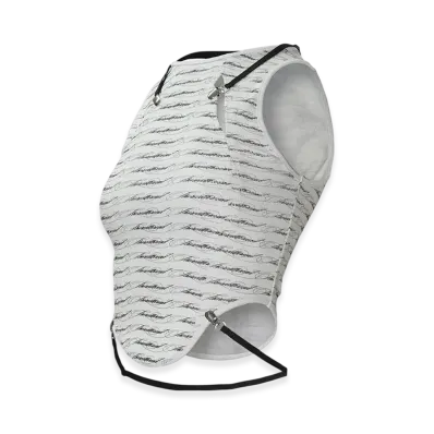 THEREDTHREAD S Clip Logo Tank "White/Black"