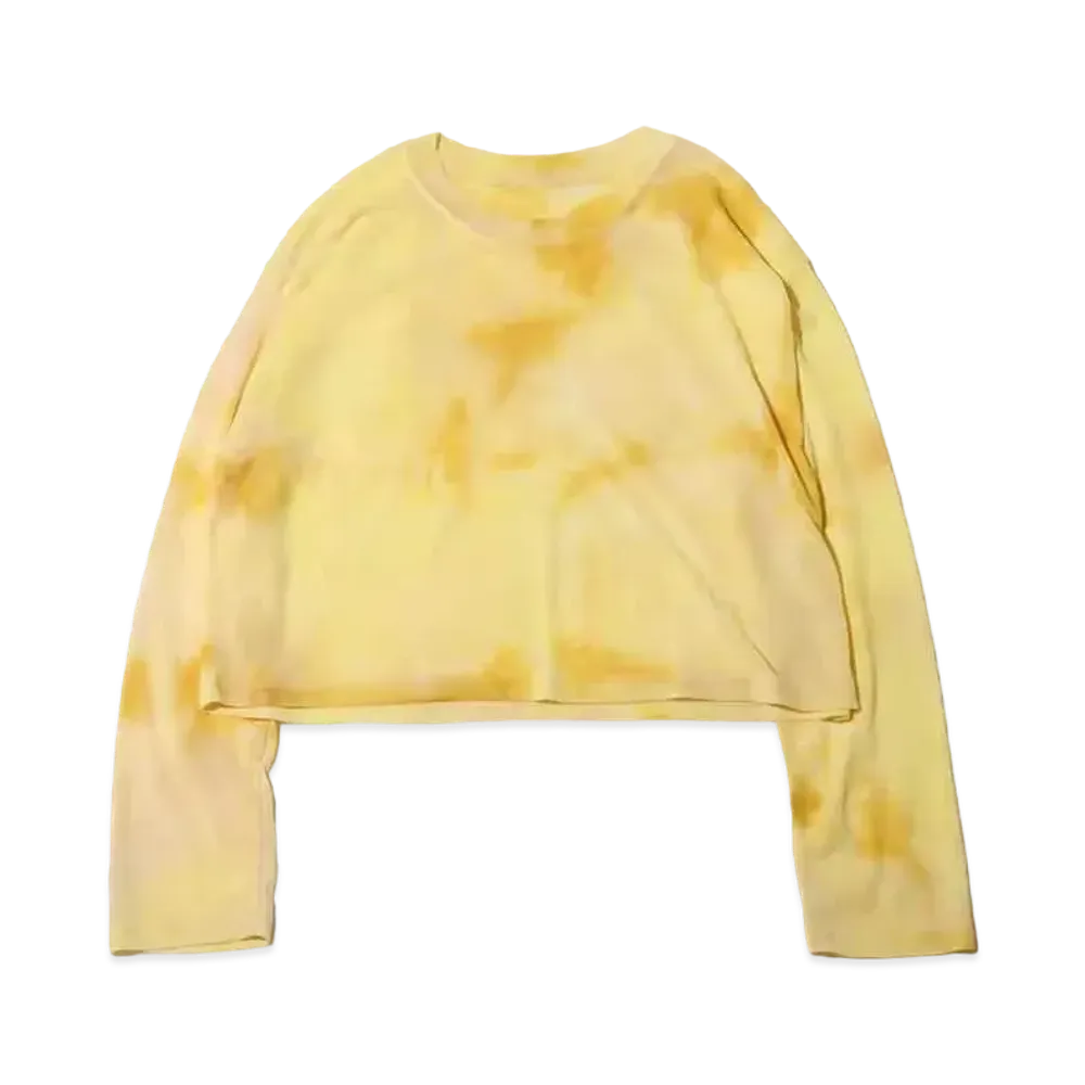 atmos pink Tie-Dye Organdy Tops "Yellow"