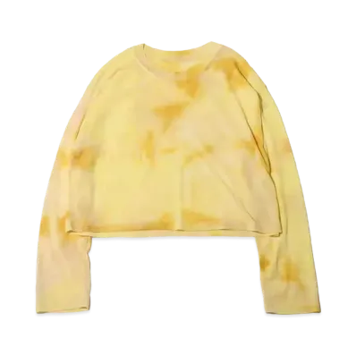atmos pink Tie-Dye Organdy Tops "Yellow"
