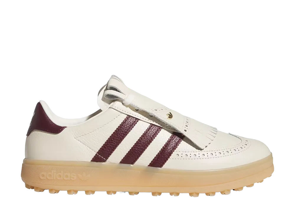 adidas Coursecup Spikeless Golf "Chalk White/Maroon"