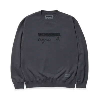 NEIGHBORHOOD x agnes b. Sweat Shirt LS "Gray"