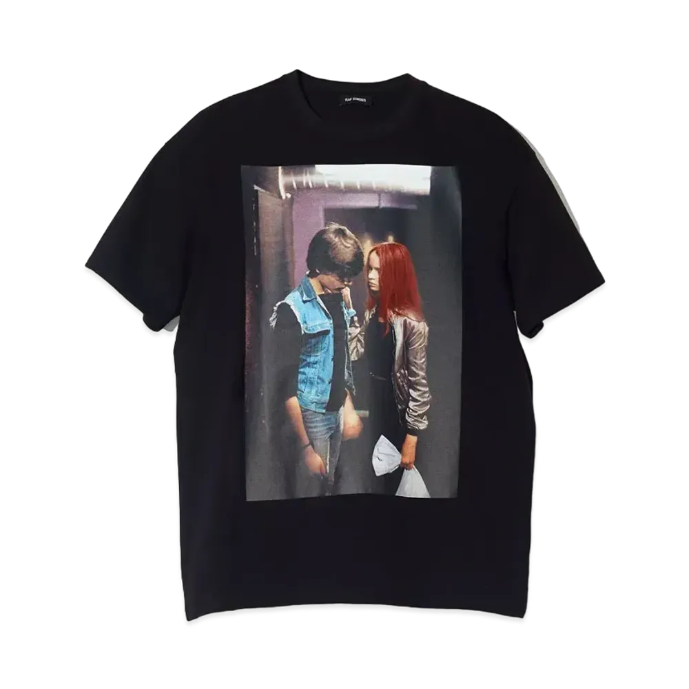 RAF SIMONS Oversized T-Shirt Christiane F. "Black"