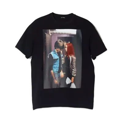 RAF SIMONS Oversized T-Shirt Christiane F. "Black"