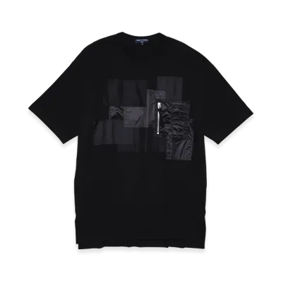COMME des GARCONS HOMME Multi-Material Mix T-shirt "Black"
