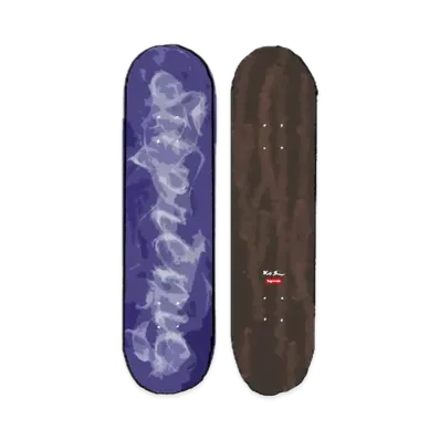 Supreme Smoke Skateboard "Purple"