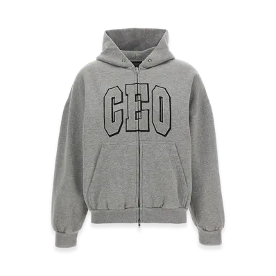 BALENCIAGA Women's 'Ceo' Hoodie "Gray"