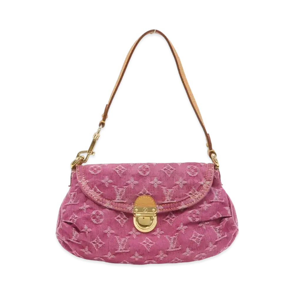 Louis Vuitton Mini Pretty Monogram Denim "Fuchsia"