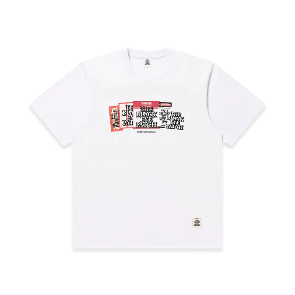 BlackEyePatch Label Pack Tee "White"