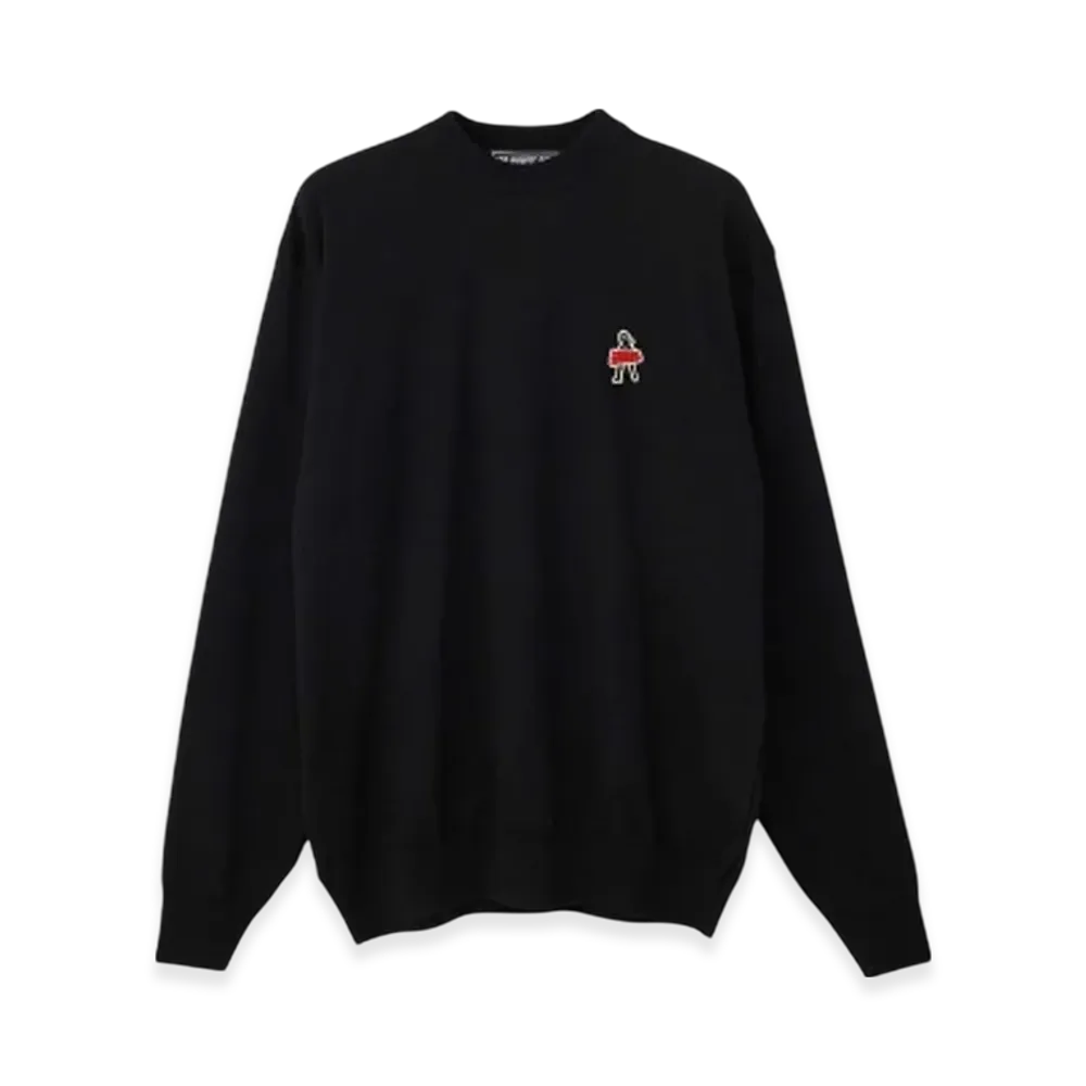 HYSTERIC GLAMOUR Vixen Girl Patch Sweatshirt "Black"