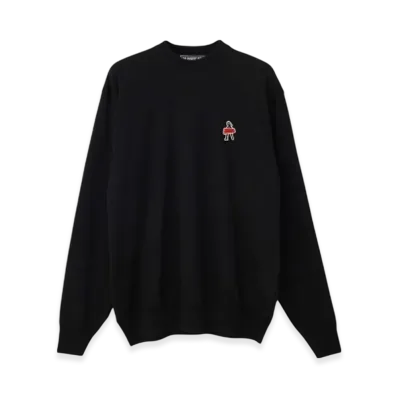 HYSTERIC GLAMOUR Vixen Girl Patch Sweatshirt "Black"