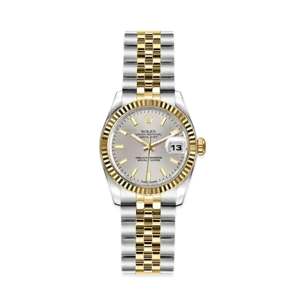 ROLEX Lady-Datejust "Silver/Stainless Steel/Yellow Gold"