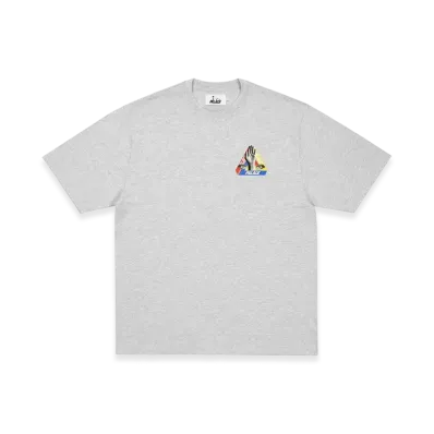 PALACE x JCC+ T-Shirt "Grey Marl"