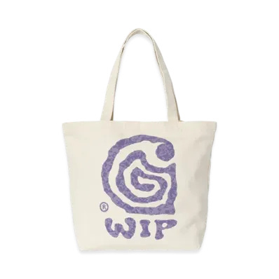 Carhartt WIP Canvas Graphic Tote "Helix Print Natural"
