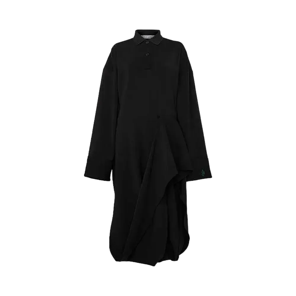 JW ANDERSON Sculptural Polo Dress "Black"